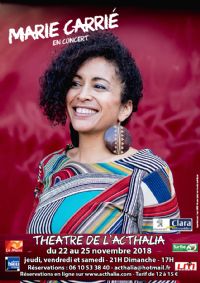 Marie Carrié En Concert -jazz And Brésilian Music. Du 22 au 25 novembre 2018 au MANS. Sarthe.  21H00
